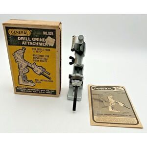 Vintage General Hardware No.825  Drill Grinding Attachment NOS